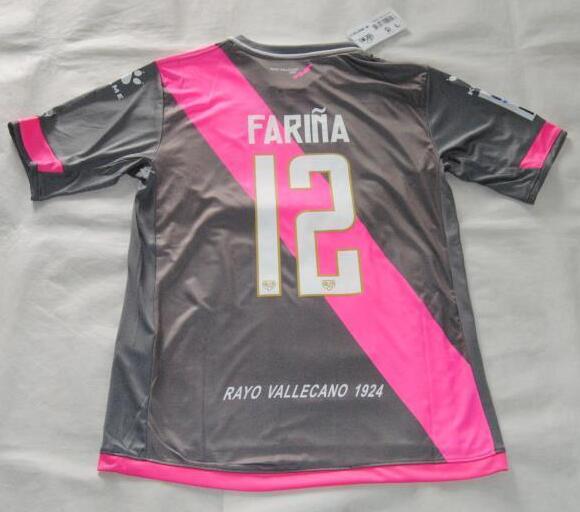 Rayo Vallecano 2015-16 Farina #12 Third Soccer Jersey